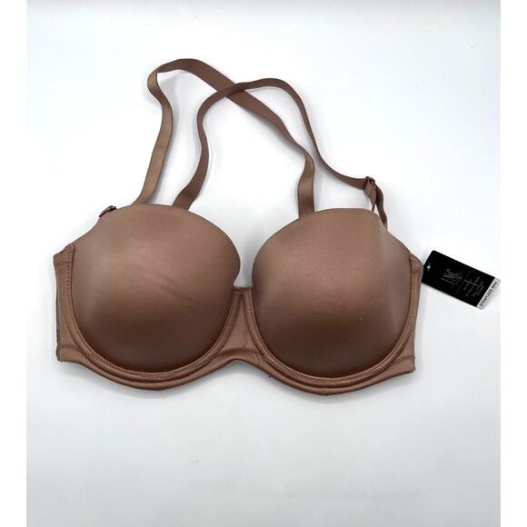I.N.C. INTERNATIONAL CONCEPTS STRAPLESS CONVERTIBLE BRA TAN SIZE 34D NEW - Picture 1 of 10